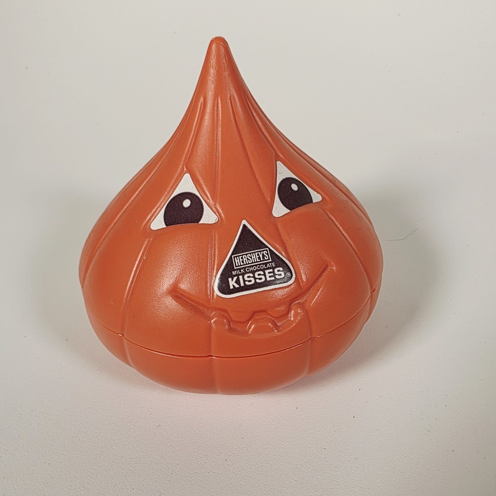 Halloween Jack O Lantern Hershey's Kiss • Plastic Pumpkin Kiss • 1990