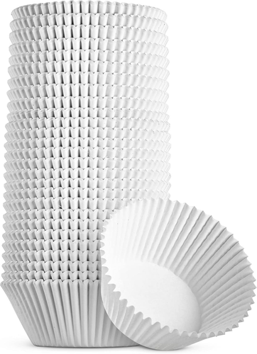 Green Direct Cupcake Liners - Standard Size Pack of 500, White