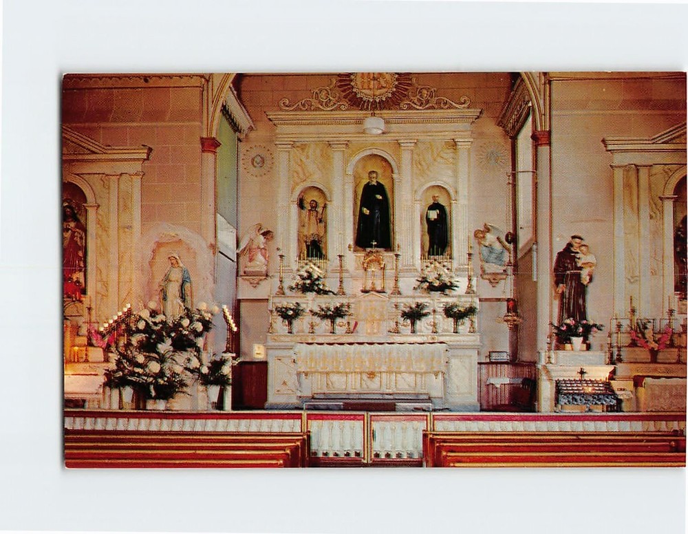 Postcard Altar Of San Felipe De Neri Church Old Albuquerque New Mexico USA