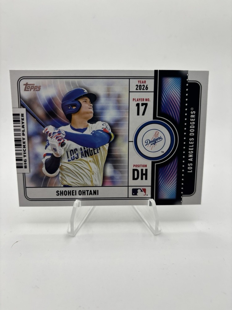 2026 Topps Series 1 Big Ticket Players BTP-3 Shohei Ohtani, Los Angeles Dodgers