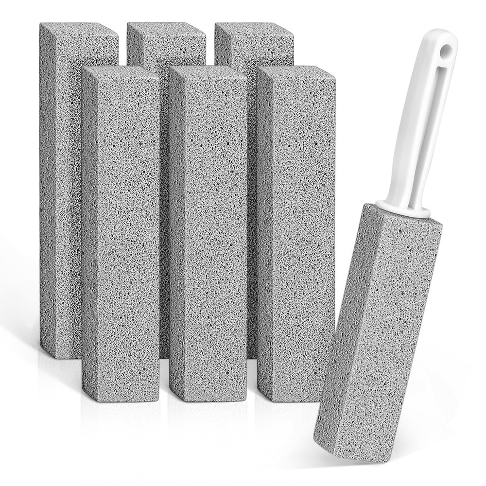 7 Pack Pumice Stones for Toilet Bowl Cleaning and Calcium Removal