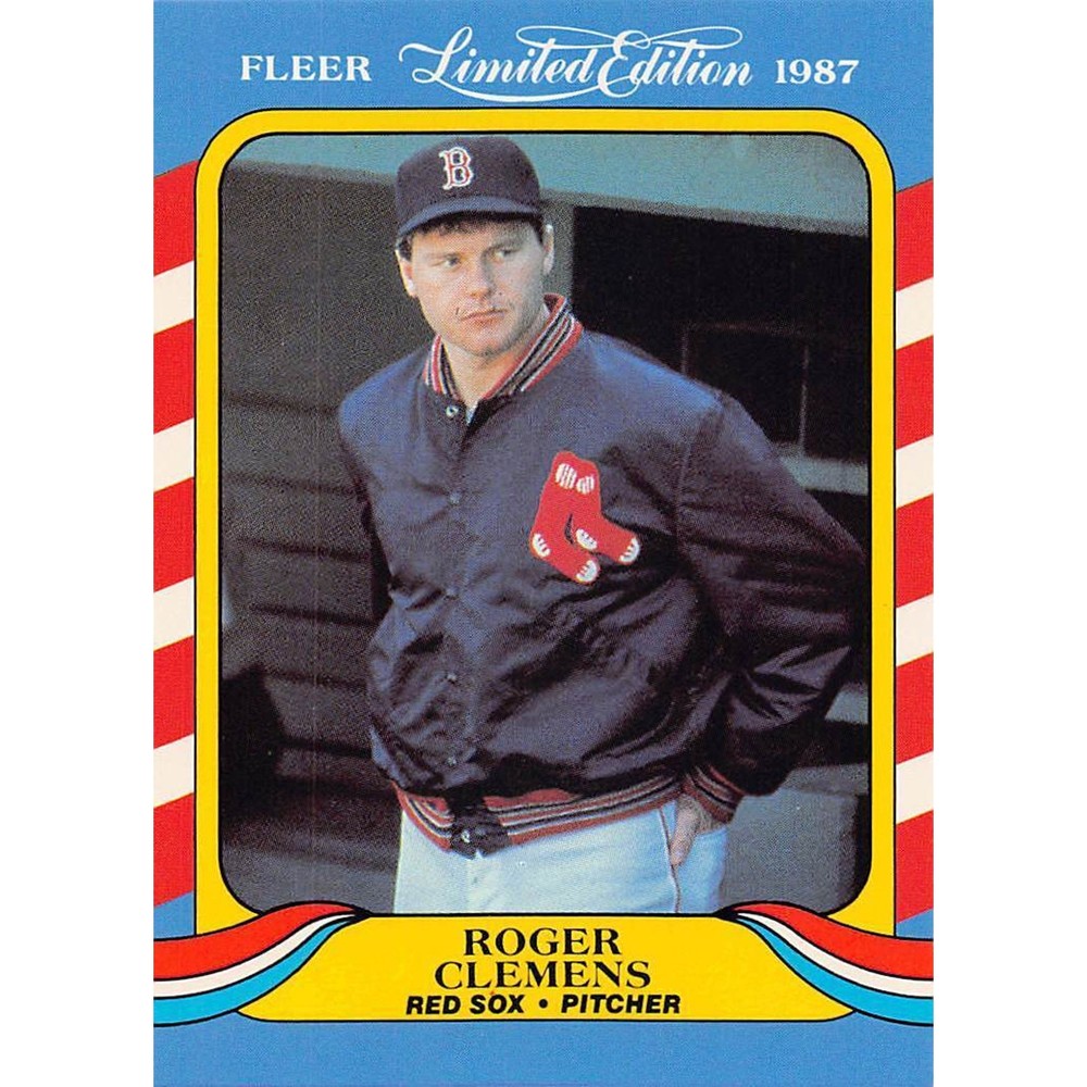 1987 Fleer Limited Edition #9 Roger Clemens