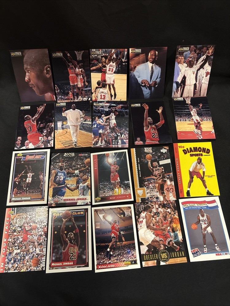 Michael Jordan 20 Card Lot All Different