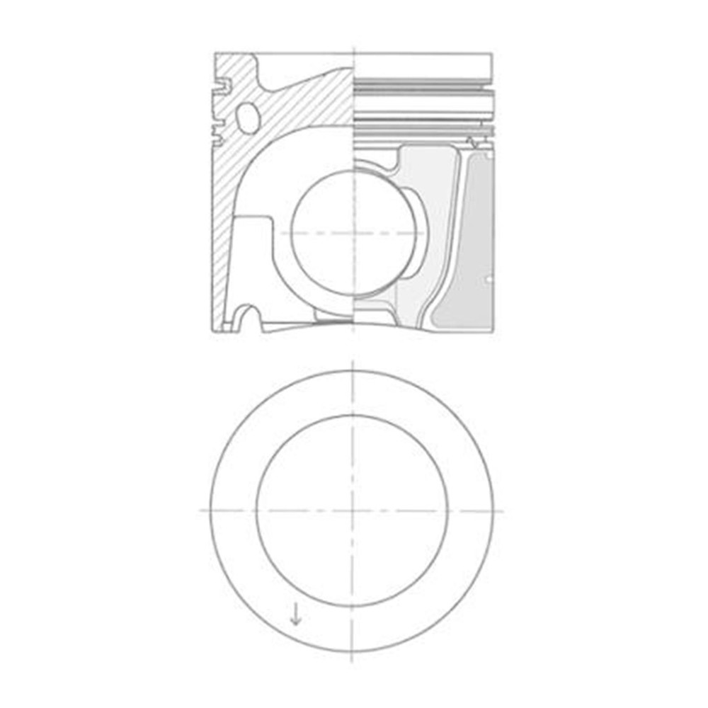 KOLBENSCHMIDT 41088600 High-Performance Piston German Engine Part