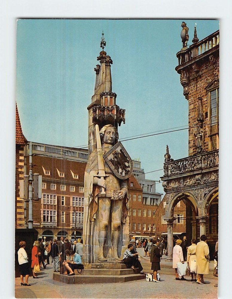 Postcard Bremen Roland Bremen Germany