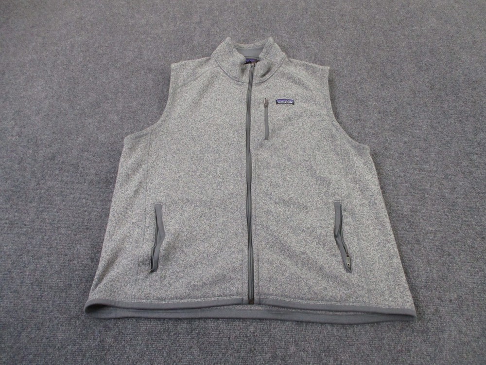 Patagonia Better Sweater Fleece Vest for Men 2XL Gray Camping Hiking Jumper