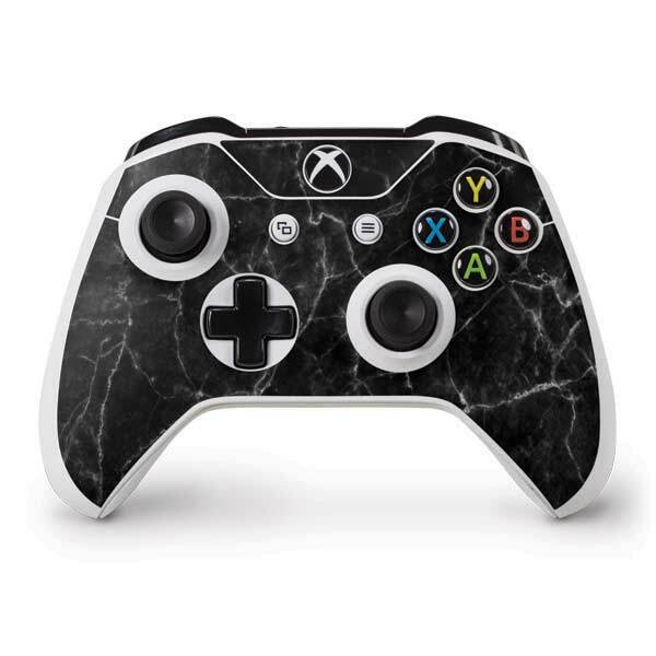 Marble Xbox One S Controller Skin - Black Marble