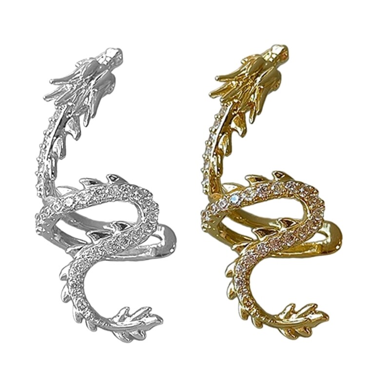 Personalized Dragon Ear Cuff for Women - Stylish Daily Wear Accessory