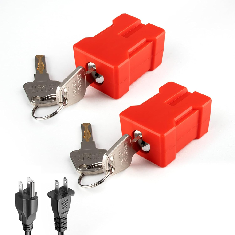 Plug Lock-Electrical Cord Plug Lockout Device, Electrical Shutdown Service Fits
