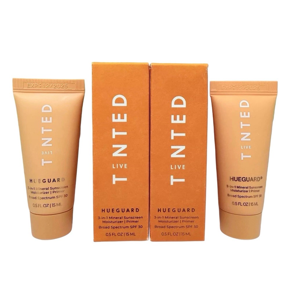 Live Tinted Hueguard 3-in-1 Mineral Sunscreen Moisturizer Primer 0.5oz Duo Pack