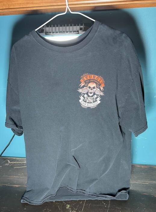 Sturgis 75th Anniversary 2015 Black Hills Rally Size T-Shirt UNKNOWN SIZE NO TAG