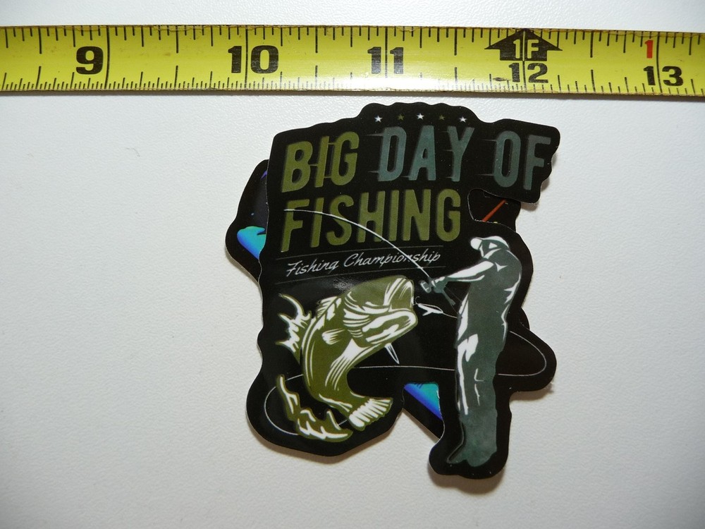 Championship Fishing Sport Decal Sticker for Anglers