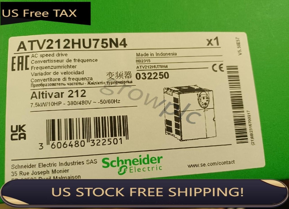 For  SND ATV212HU75N4 frequency converter Three phase 380V inverter US Free TAX