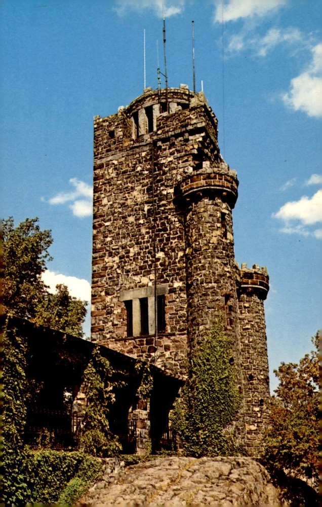 Lambert's Tower, Paterson, New Jersey, Late 19th Century Postcard