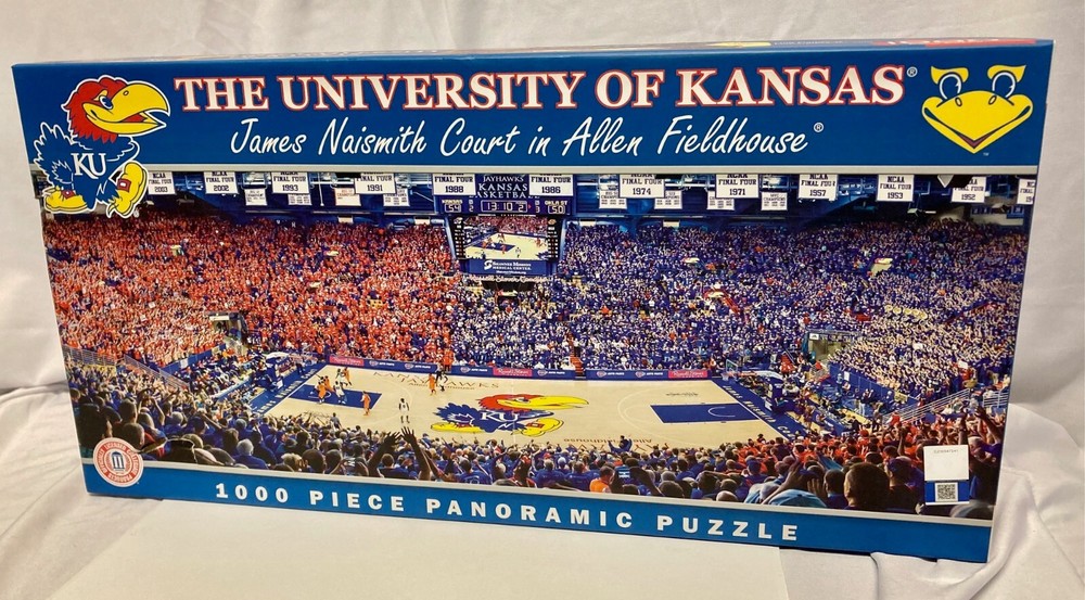 Kansas Jayhawks NCAA Basketball 1000-Piece Jigsaw Puzzle by MasterPieces