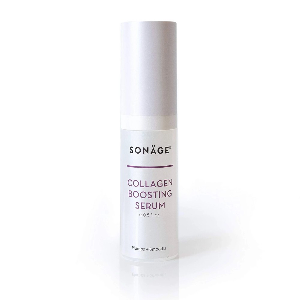 SONAGE Vegan Collagen Boosting Serum Plumps & Smooths Skin 1 oz 30ml $48 MSRP