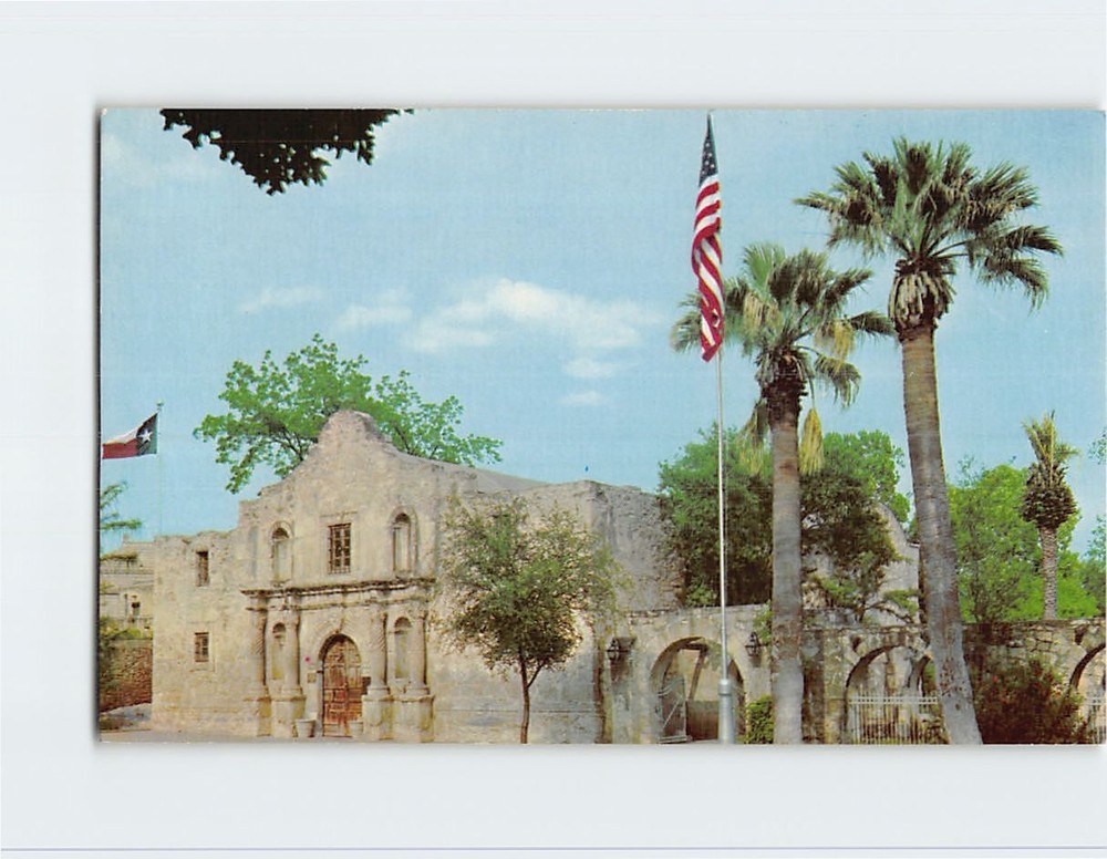 Postcard The Alamo San Antonio Texas USA
