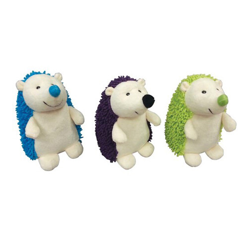 Spot Giggler Plush Dog Toy Hedgehog  Assorted, 1 Each/6.5 in