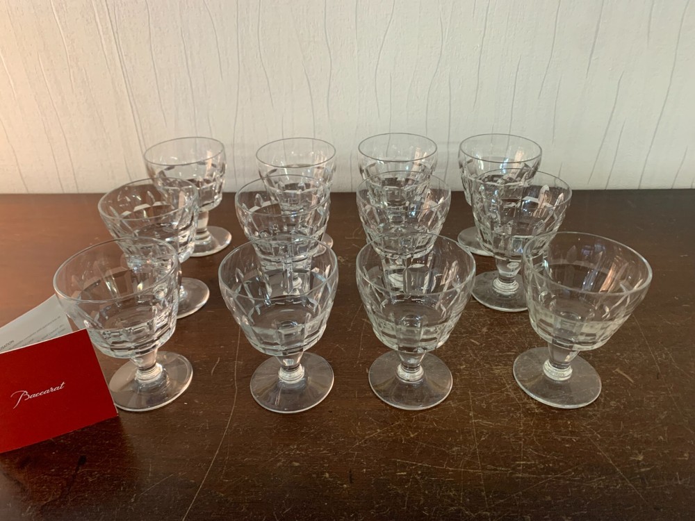 24 Red Wine Glasses Model Marignane In Baccarat Crystal (Price Per Unit)