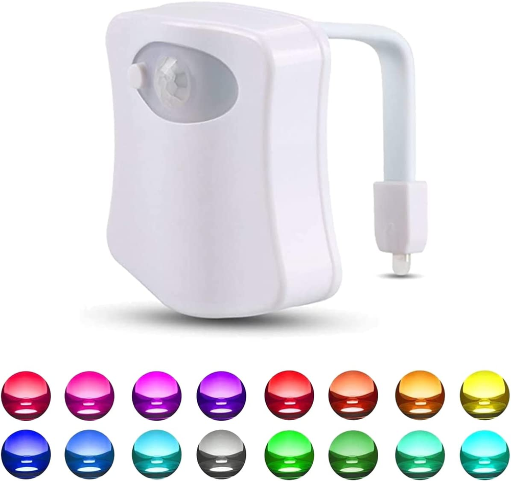 Color Changing Toliet Night Light Motion Sensor Led Motion Activated Washroom UV