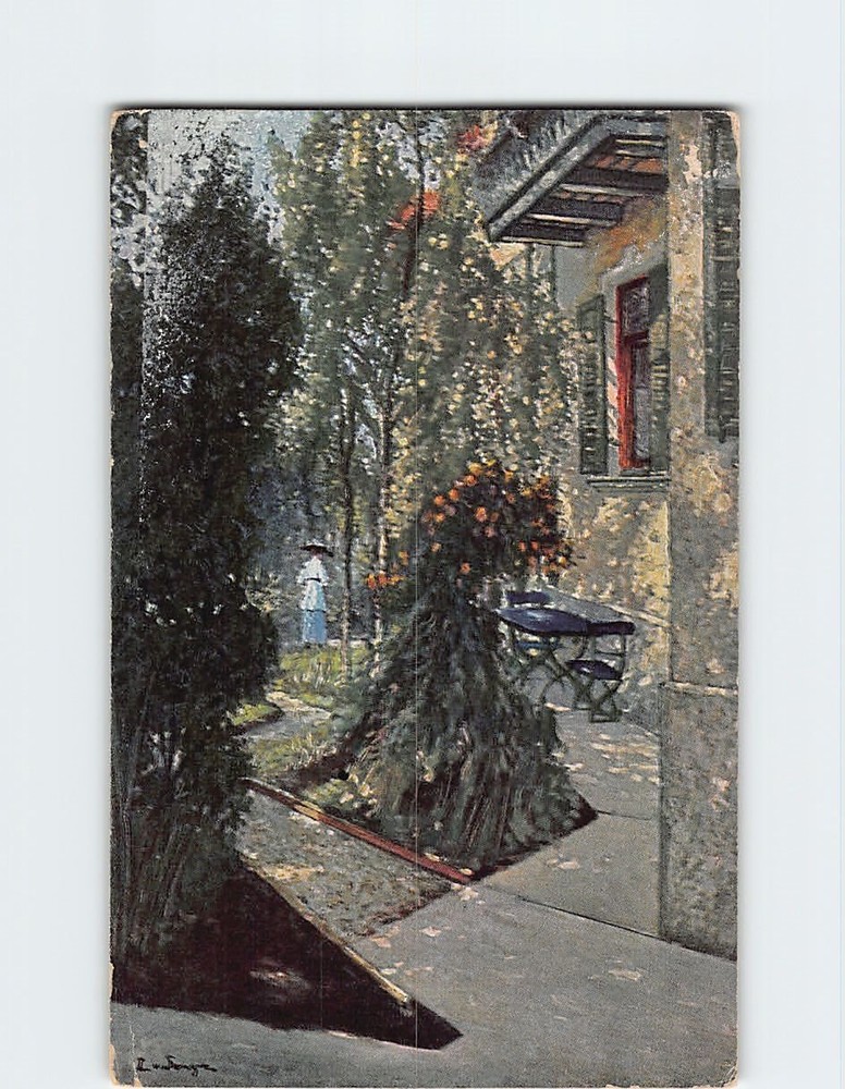 Postcard Sunny Morning By L. V. Senger