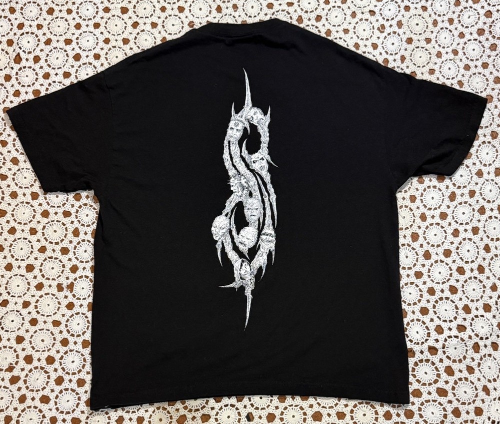 Rebel8 Slipknot Band Shirt Xl Cotton Dbl Sided Black Grunge Y2K Cyber Punk