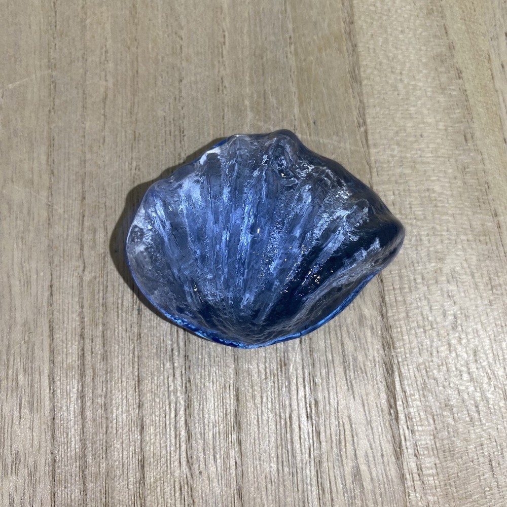 ILLUMINATIONS - Handmade Pale Blue Bay Scallop Seashell (small)