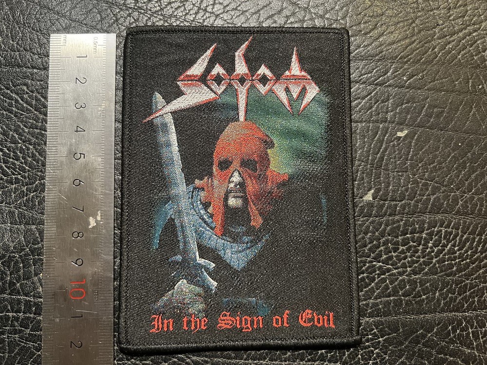 SODOM in the sign of evil PATCH THRASH METAL NEW SEXTRASH SEPULTURA KREATOR