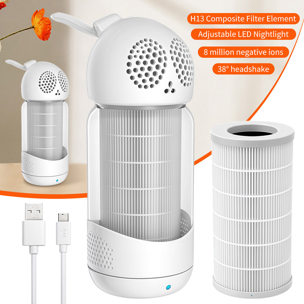 Home True HEPA Air Purifier Large Room Air Cleaner for Allergies Smoker Pet Dust