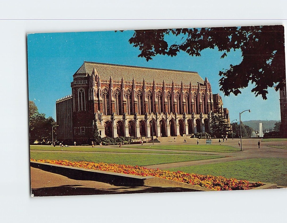 Postcard Suzzallo Library University of Washington Seattle Washington