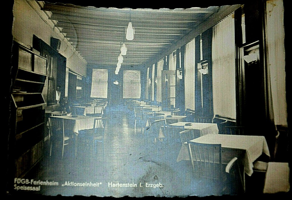 55235 AK FDGB Holiday Home Action Unit Hartenstein in The Erzgebirge Canteen