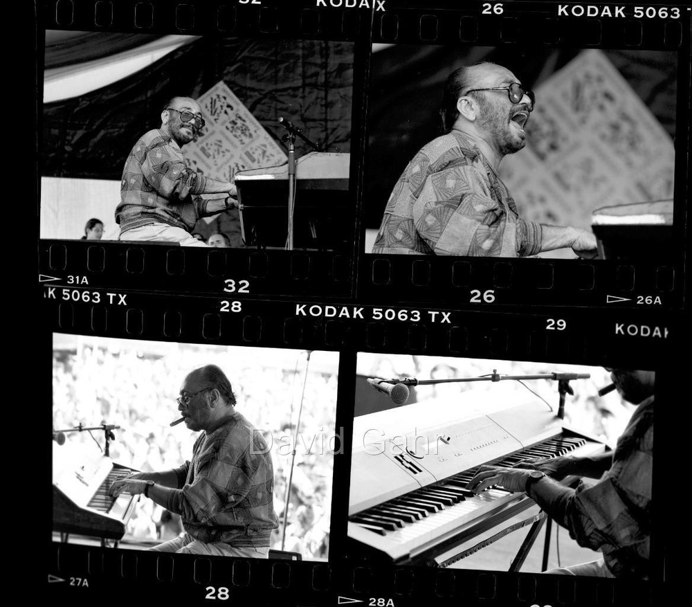 '96 Eddie Palmieri New Orleans Jazz Fest Original Gahr 35mm 4 Negative Lot C589