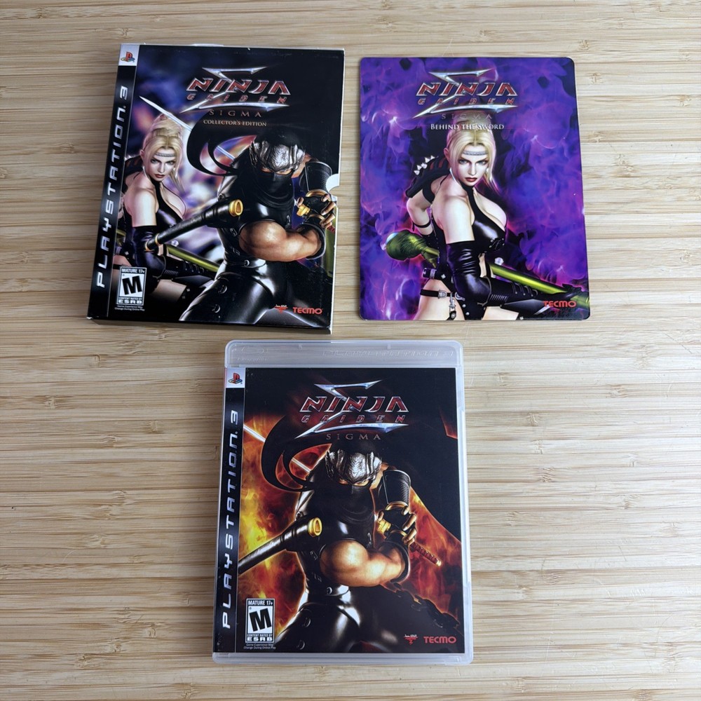 Ninja Gaiden Sigma Collector’s Edition (Playstation 3 PS3) Complete CIB - TESTED