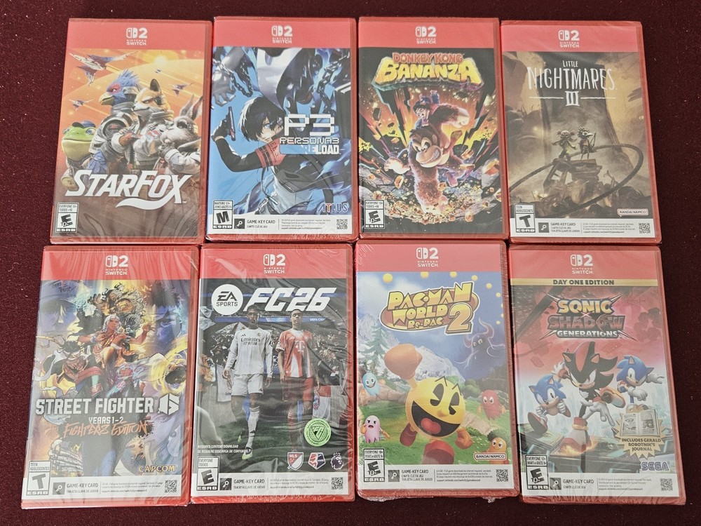Nintendo Switch 2 Game Lot of 8 (Brand New & Sealed!!)