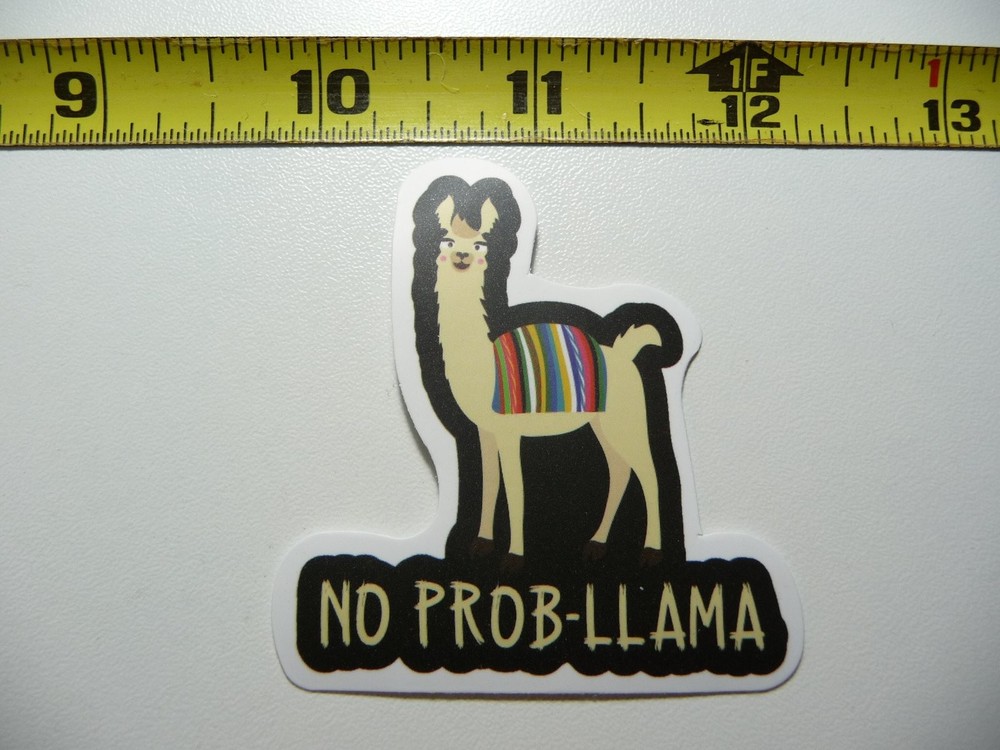 Colorful Llama Farm Pet Decal Sticker Blanket Design