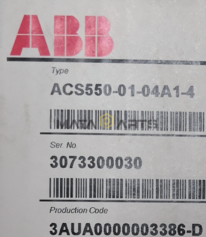 ONE NEW ABB ACS550-01-04A1-4 1.5KW Inverter
