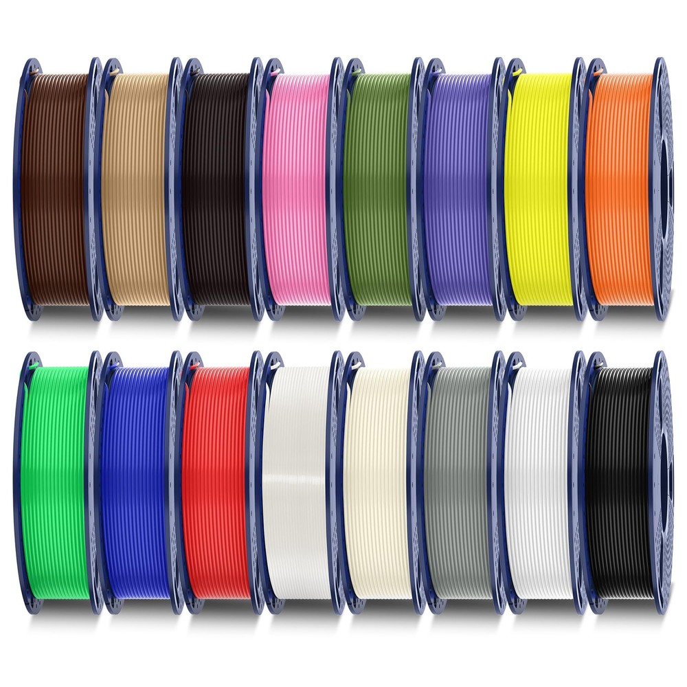 SUNLU 16 Color PLA Filament Bundle Multicolor 3D Printer 1.75mm Individually