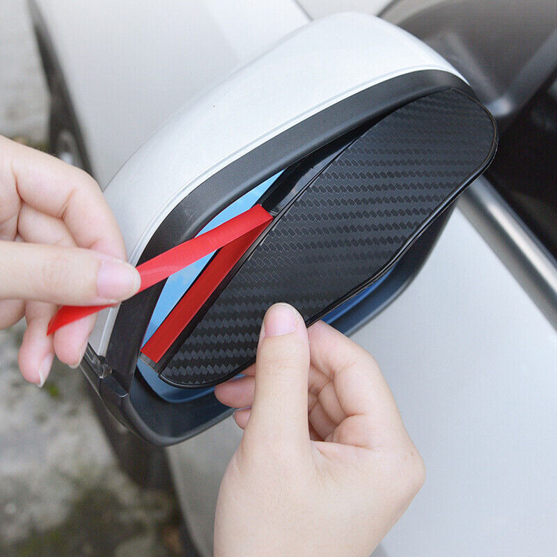 2x Car Rear View Side Mirror Rain Board Eyebrow Guard Sun Visor SUV Accessories