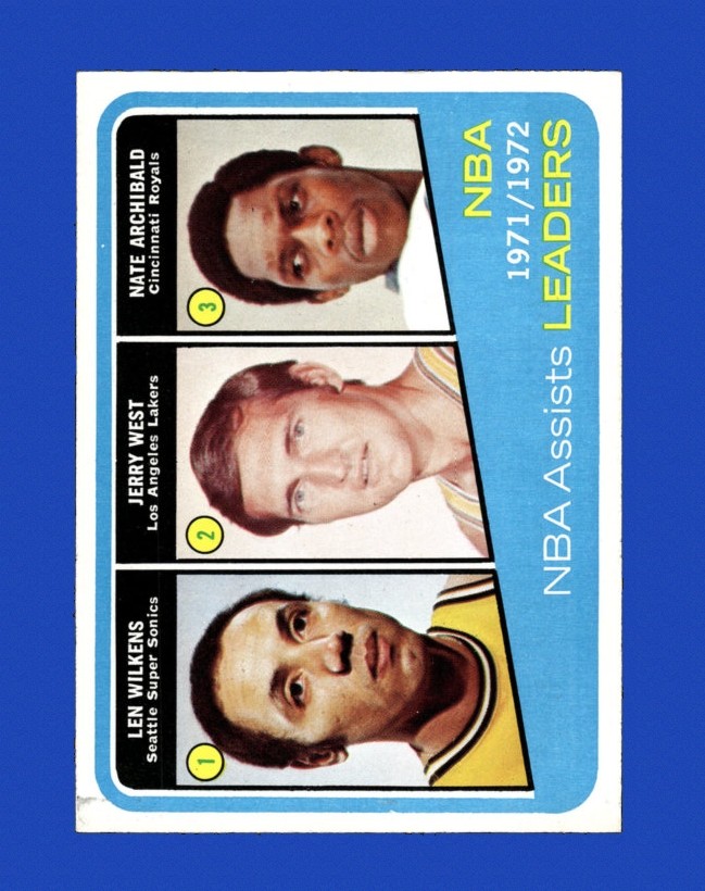 1972-73 Topps Set-Break #176 NBA Assist Leaders NR-MINT *GMCARDS*Consign with Greg Morris Cards
