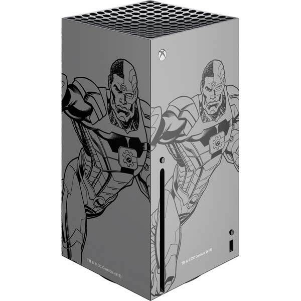 DC Comics Cyborg Xbox Series X Console Skin - Cyborg Comic Pop