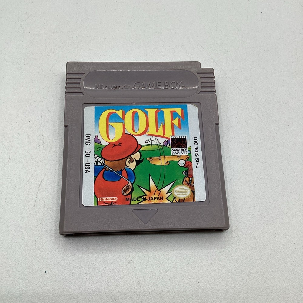 GB - Golf (Nintendo Game Boy, 1990) - Mario
