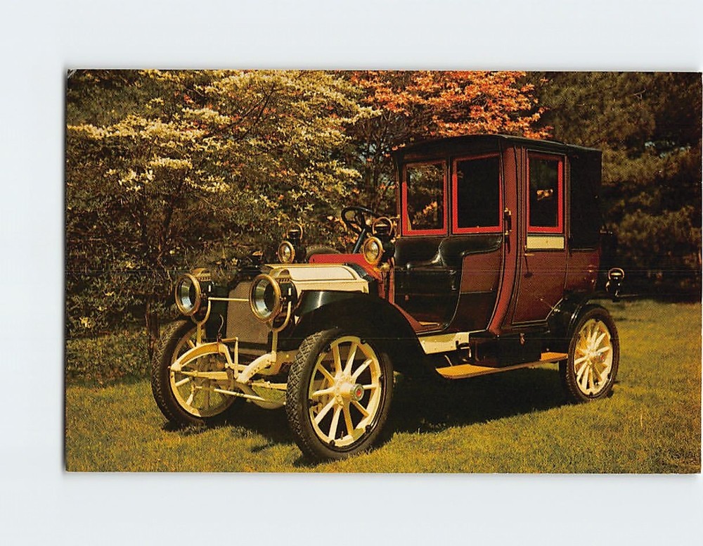 Postcard Packard Model 18 Landaulet Automobile Long Island Auto Museum NY