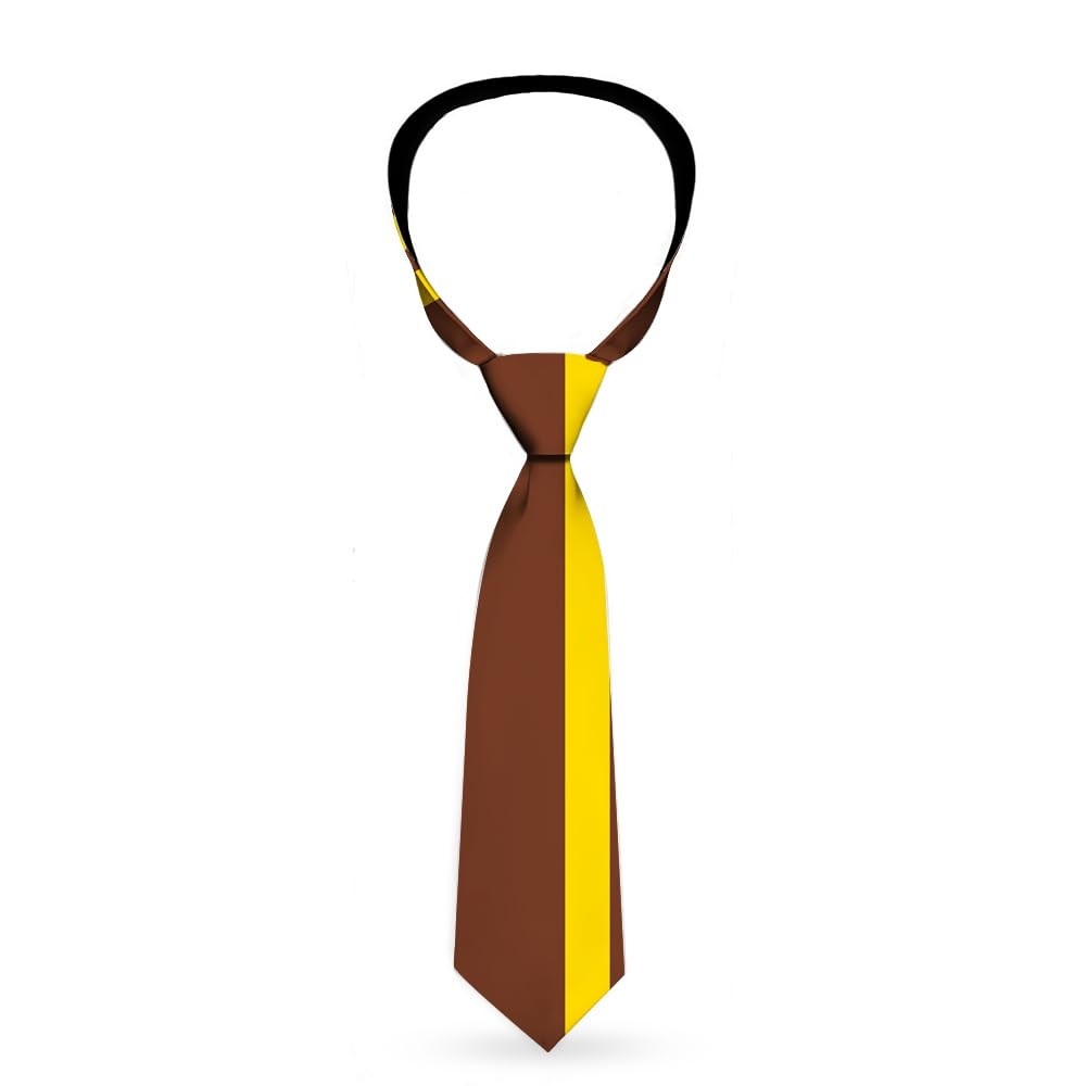 Necktie Standard - Racing Stripe Brown/Gold ACC NEWAnother great item from Rarewaves USA | Free delivery!