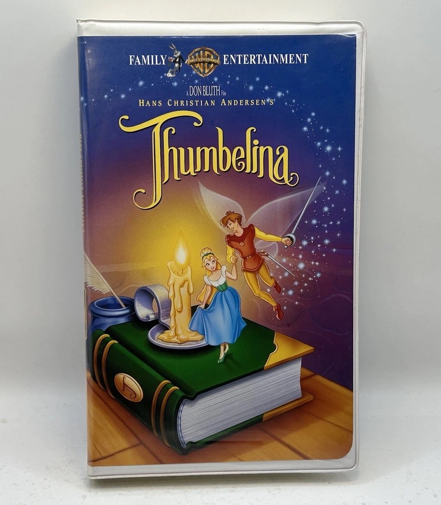 Thumbelina VHS 1994 Video Tape 90s Animation Movie Vintage Clamshell Nearly New!