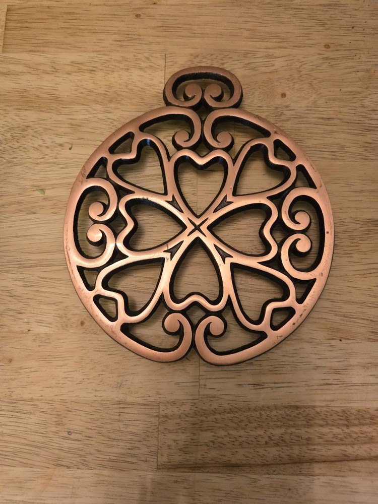 Pampered Chef 2007 Heart Trivet Round-Up Model 0507