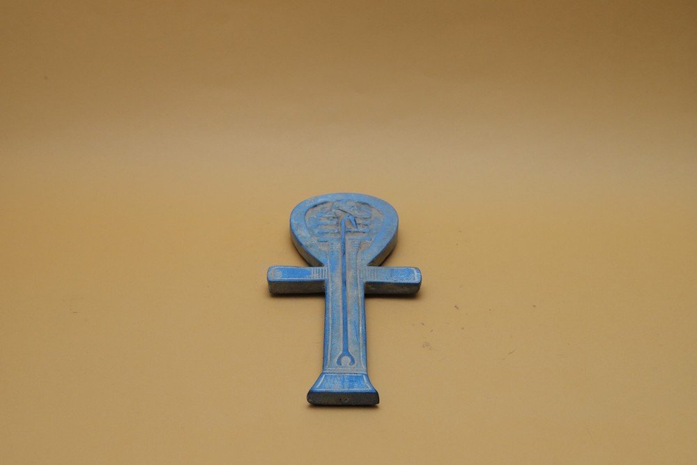 Ancient Egyptian Ankh Key Statue BC Rare Antique Pharaonic Unique Antiques