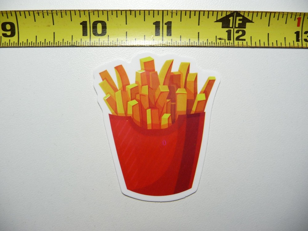 French Fries Decal Sticker for Food Trucks and Scrapbooking  