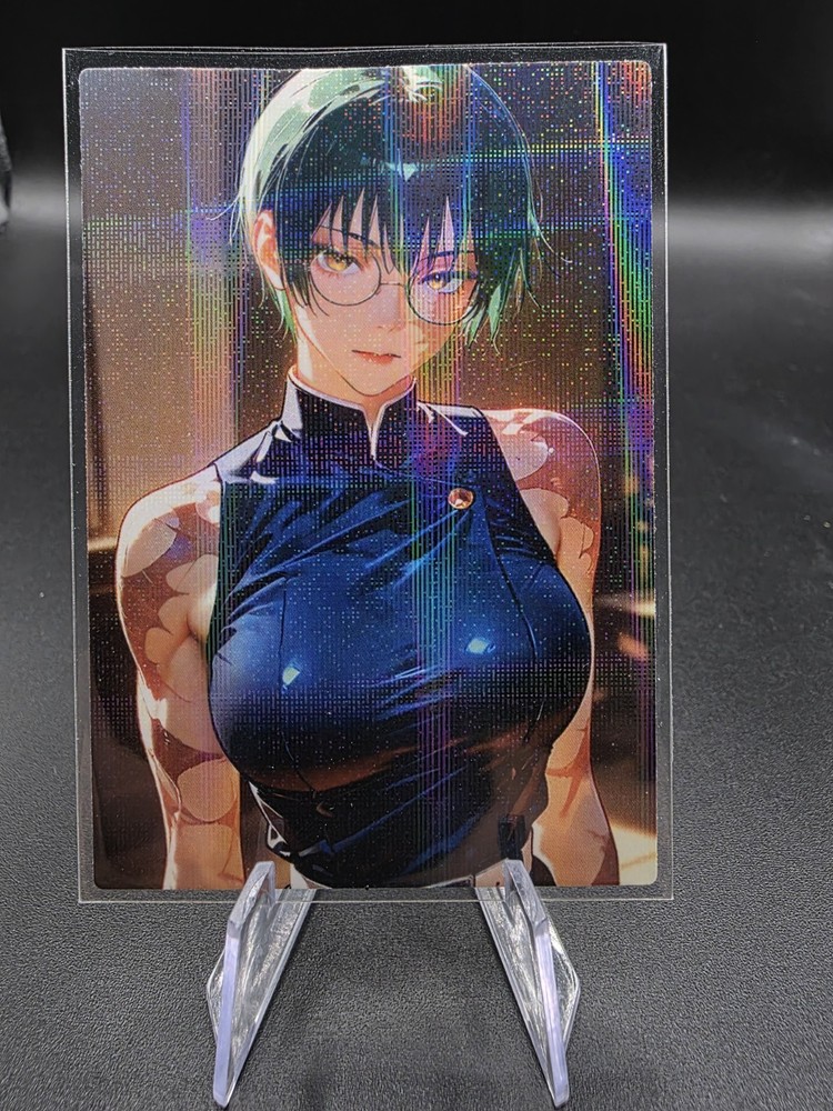 Maki Zenin Jujutsu Kaisen Holographic Anime Collectible Trading Card