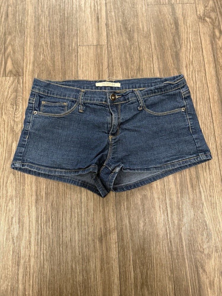 Forever 21 Shorts Womens 28 Blue Dark Wash Denim Jorts Jean Y2K Summer Beach
