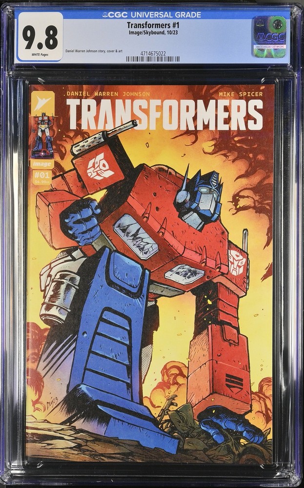 Transformers 1 CGC 9.8 First Print